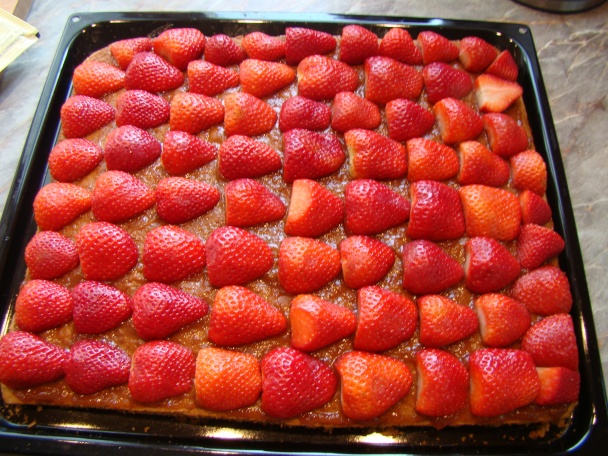 Svieži jahodový koláč v racio verzii (fotorecept) - obrázok 6