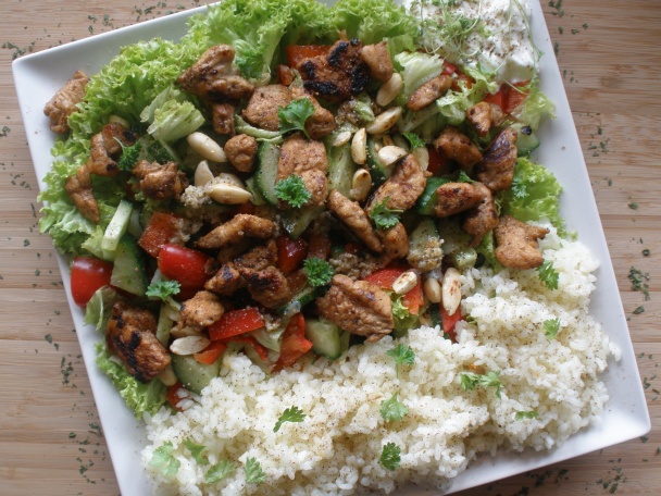 Medové morčacie kúsky s mandľami a zeleninou - obrázok 12