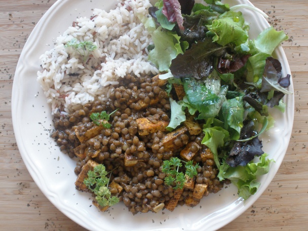 Marinované tofu so šošovicou - obrázok 6