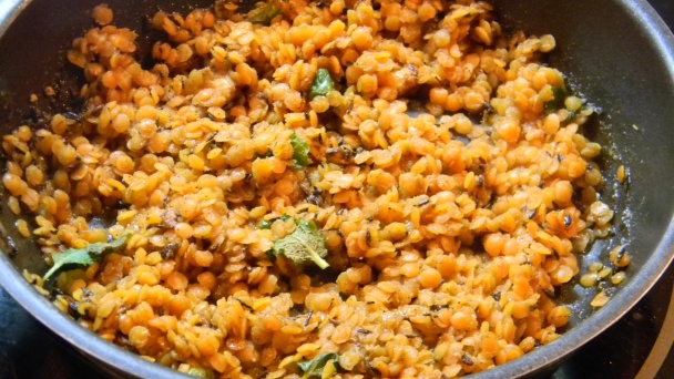 Špenátový šalát s korenenou šošovicou a kozím syrom (fotorecept) - obrázok 4