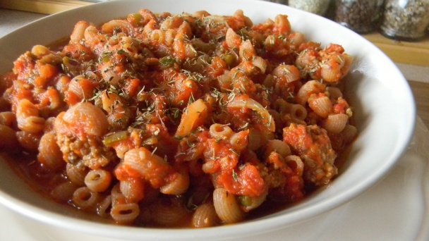 Kolienka s mletým hovädzím, tymianom a paradajkami - obrázok 2