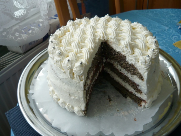 Torta makovo-biela  - obrázok 4