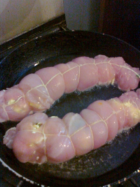 Kuracia roláda so zeleninovou plnkou - obrázok 5