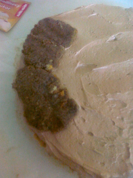 Kávovo - čokoládová torta - obrázok 5