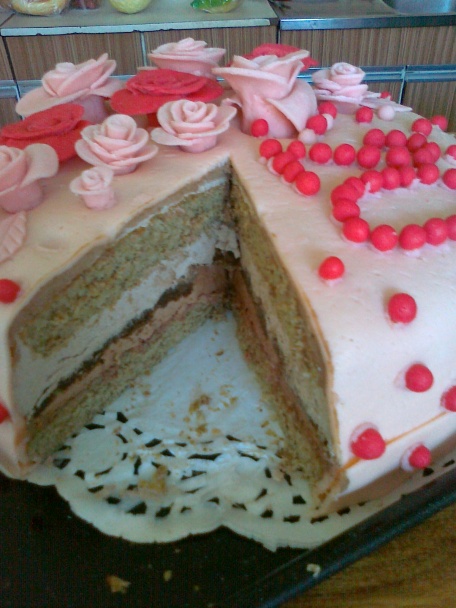 Kávovo - čokoládová torta - obrázok 8