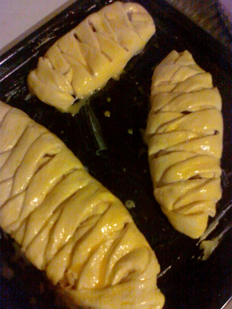 Tvarohovo - ovocné koláče z kysnutého cesta - obrázok 6