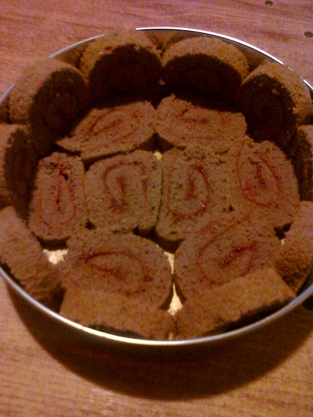 Pudingovo - stracciatellový tortový rez - obrázok 3