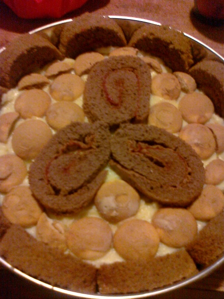 Pudingovo - stracciatellový tortový rez - obrázok 4