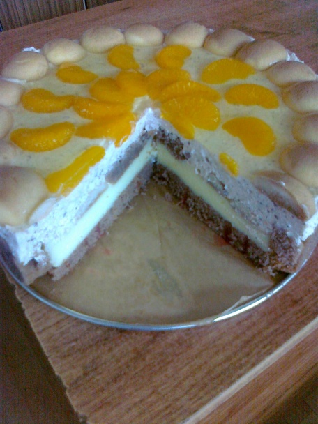 Pudingovo - stracciatellový tortový rez - obrázok 7