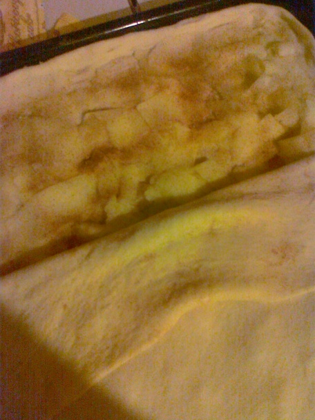 Dvojvrstvový kysnutý koláč - obrázok 2