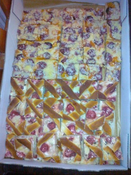 Dvojvrstvový kysnutý koláč - obrázok 5