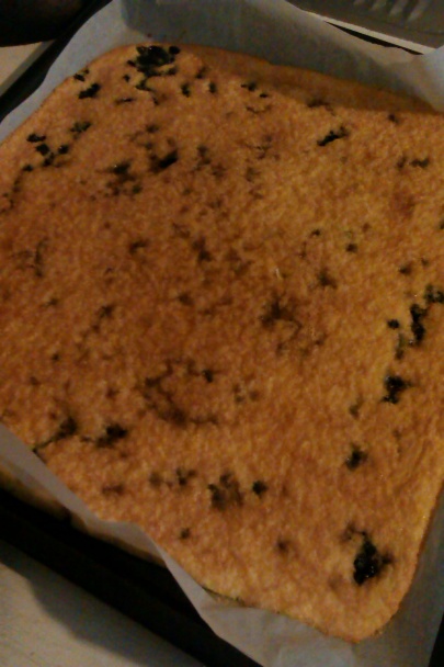 Čučoriedkovo-tvarohové kocky - obrázok 1