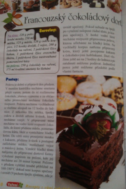 Francúzska čokoládová torta (fotorecept) - obrázok 1