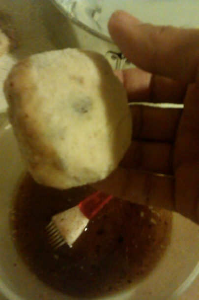 Orechovo-slivkový kysnutý koláč (fotorecet) - obrázok 3