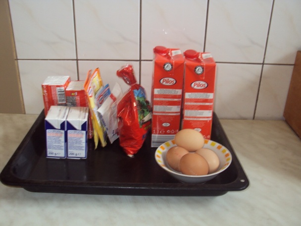 Krémeš z krupicovej kaše a pudingu /nepečený/ (fotorecept) - obrázok 1