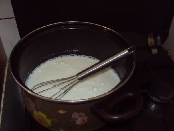 Krémeš z krupicovej kaše a pudingu /nepečený/ (fotorecept) - obrázok 4