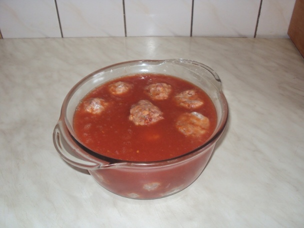 Mäsové guľky s pečeným baklažánom a paprikou zapečené v rúre (fotorecept)  - obrázok 10