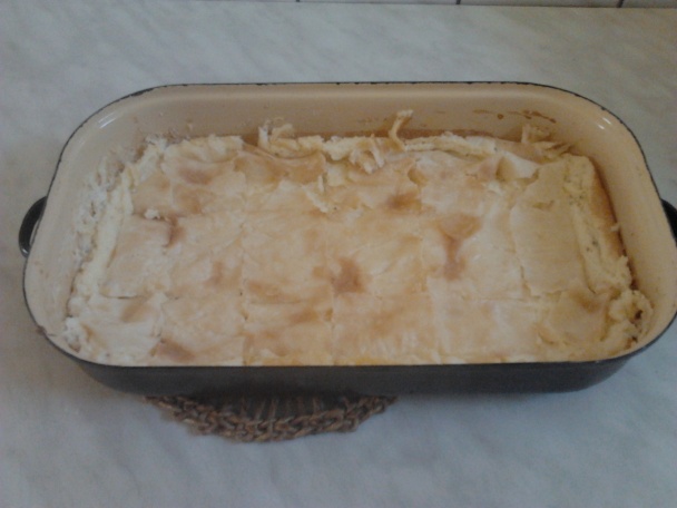 Krupicová kaša v štrúdľovom ceste/tzv.Kajmačnica/(fotorecept) - obrázok 9