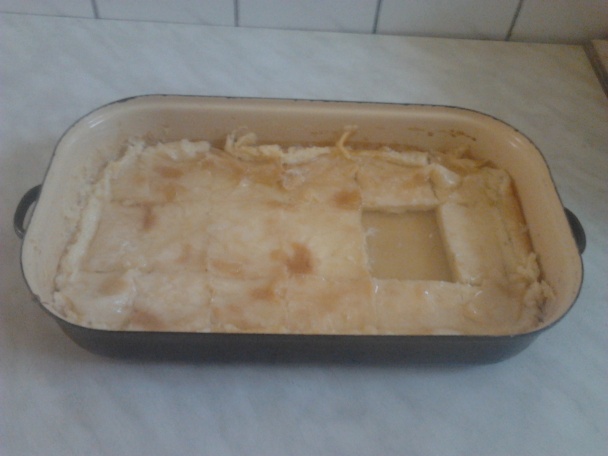 Krupicová kaša v štrúdľovom ceste/tzv.Kajmačnica/(fotorecept) - obrázok 11