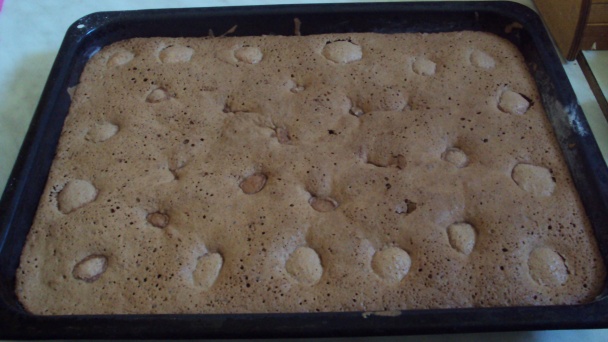 Čoko koláč  s tvarohovo-kokosovými loptičkami (fotorecept) - obrázok 5