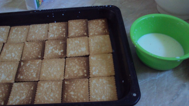 Nepečený zákusok z krupicovej kaše a šľahačky (fotorecept) - obrázok 3