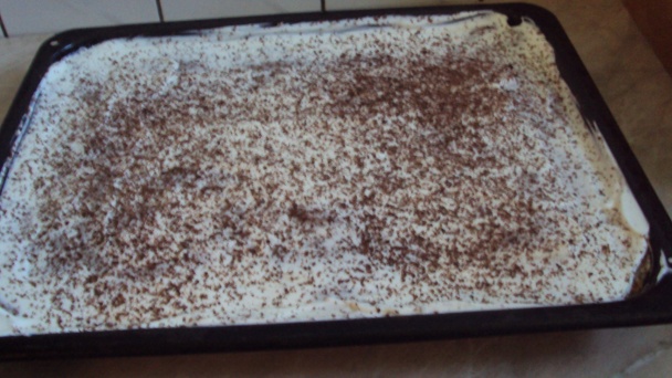 Nepečený zákusok z krupicovej kaše a šľahačky (fotorecept) - obrázok 5