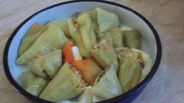 Pečené papriky plnené hubami (fotorecept) - obrázok 6