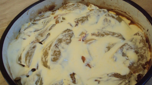 Pečené papriky plnené hubami (fotorecept) - obrázok 8