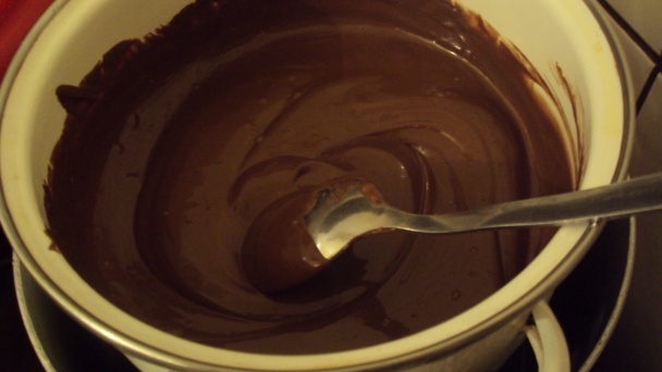 Mramorová čokoládovo-nutelová roláda  (fotorecept) - obrázok 3