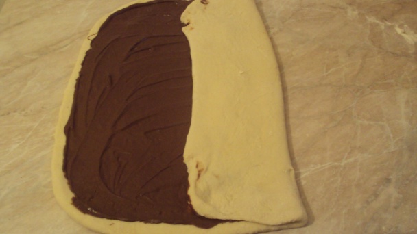 Mramorová čokoládovo-nutelová roláda  (fotorecept) - obrázok 6