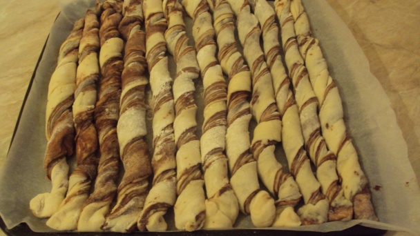 Mramorová čokoládovo-nutelová roláda  (fotorecept) - obrázok 11