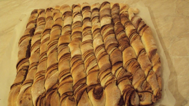 Mramorová čokoládovo-nutelová roláda  (fotorecept) - obrázok 12