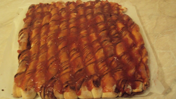 Mramorová čokoládovo-nutelová roláda  (fotorecept) - obrázok 13