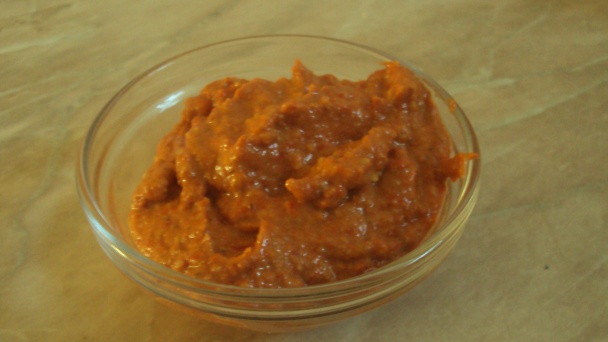 Dip z pečených paprík a orechov (fotorecept) - obrázok 4