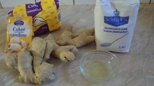 Kandizovaný ďumbier (fotorecept) - obrázok 1