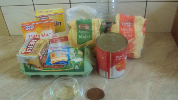 Broskyňový koláč (fotorecept) - obrázok 1