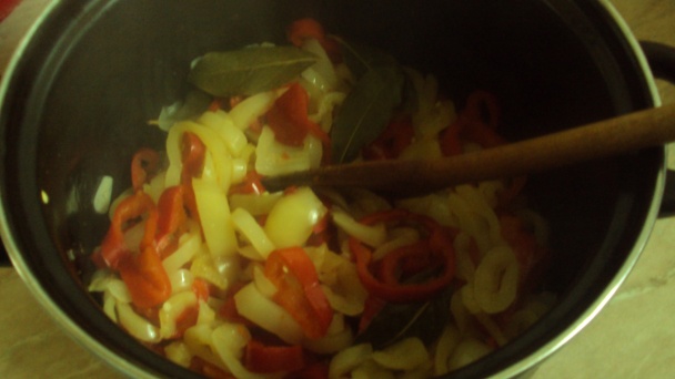 Papriky v horčicovej omáčke (fotorecept) - obrázok 2