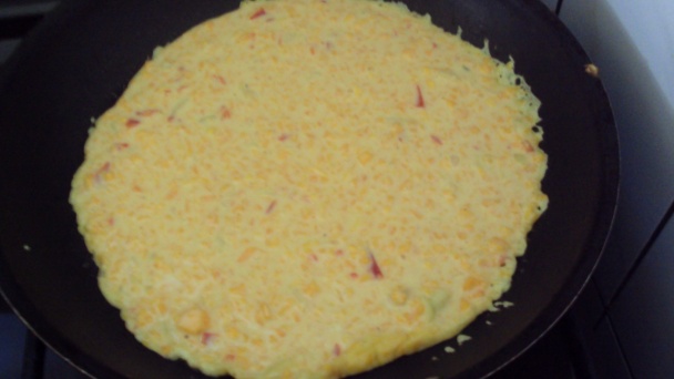 Tekvicové palacinky plnené tvarohom so šunkou (fotorecept) - obrázok 3