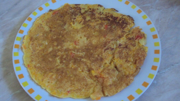 Tekvicové palacinky plnené tvarohom so šunkou (fotorecept) - obrázok 4