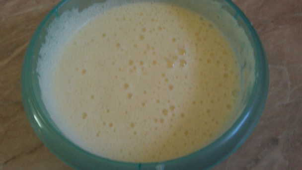 Stracciatella-krupicový koláč, nepečený (fotorecept) - obrázok 2