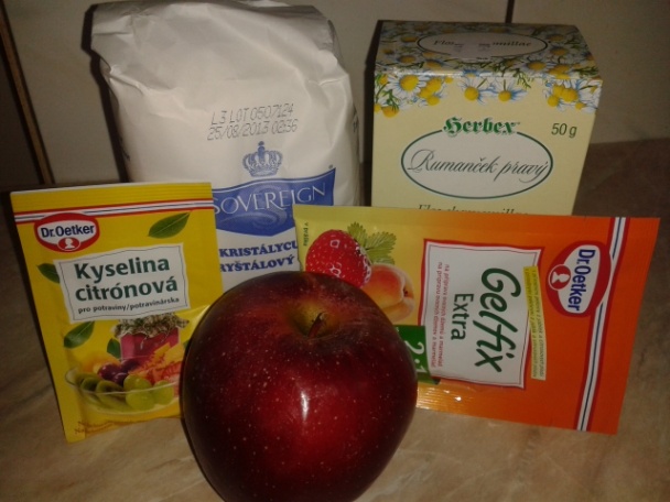 Jablkovo-kamilkové želé (fotorecept) - obrázok 1