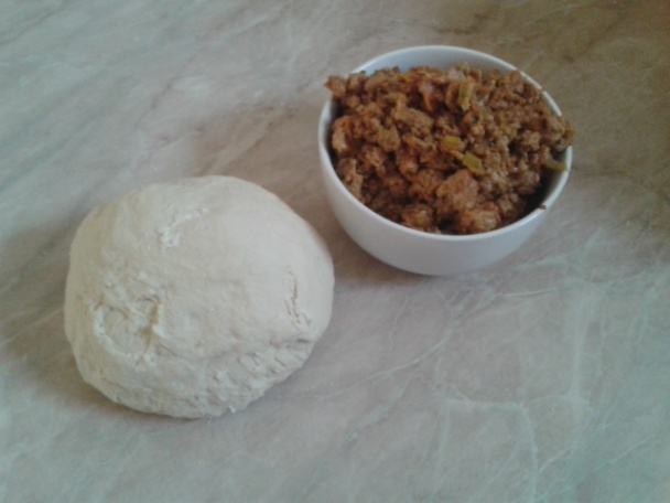 Posúch s mletým mäsom à la Calzone (fotorecept) - obrázok 1