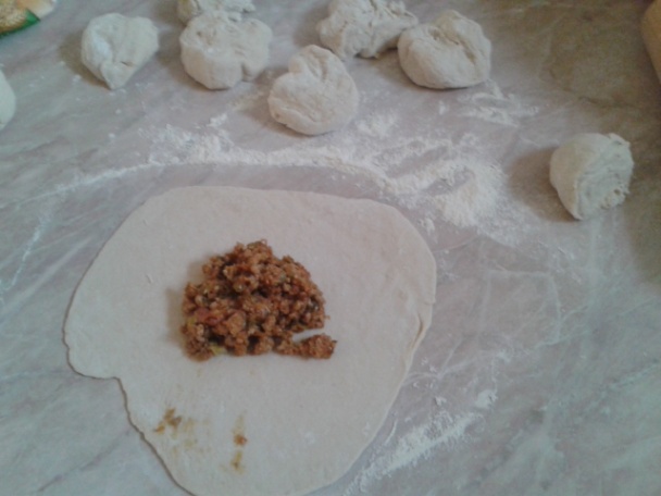 Posúch s mletým mäsom à la Calzone (fotorecept) - obrázok 2