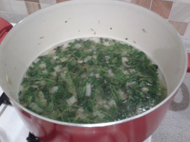 Krémová polievka z listov reďkovky (fotorecept) - obrázok 4