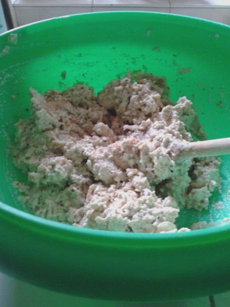 Knedličky z celozrnných rožkov a údeného tofu (fotorecept) - obrázok 2