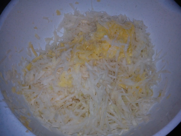 Zemiakovo - kalerábové placky - obrázok 1