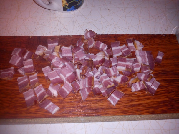 Špagety so slaninkou a špenátom - obrázok 3