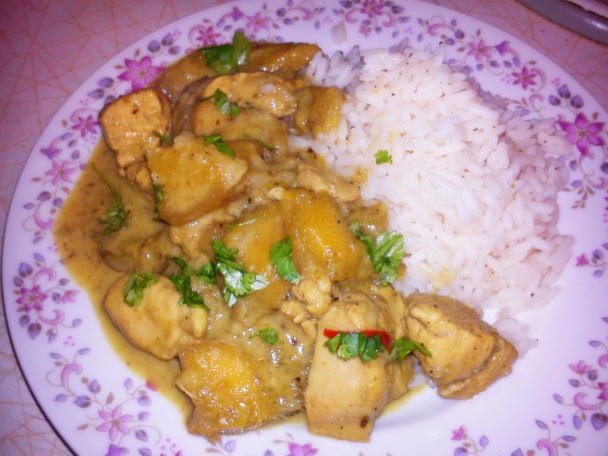 Kuracie karí s mangom - obrázok 4