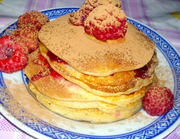 Malinové palacinky (raspberry pancakes) - obrázok 4
