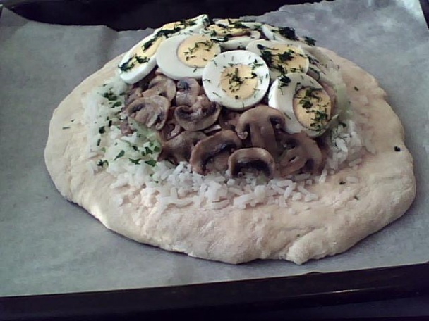 Koláč Kulebjak - ruský, slaný (fotorecept) - obrázok 4